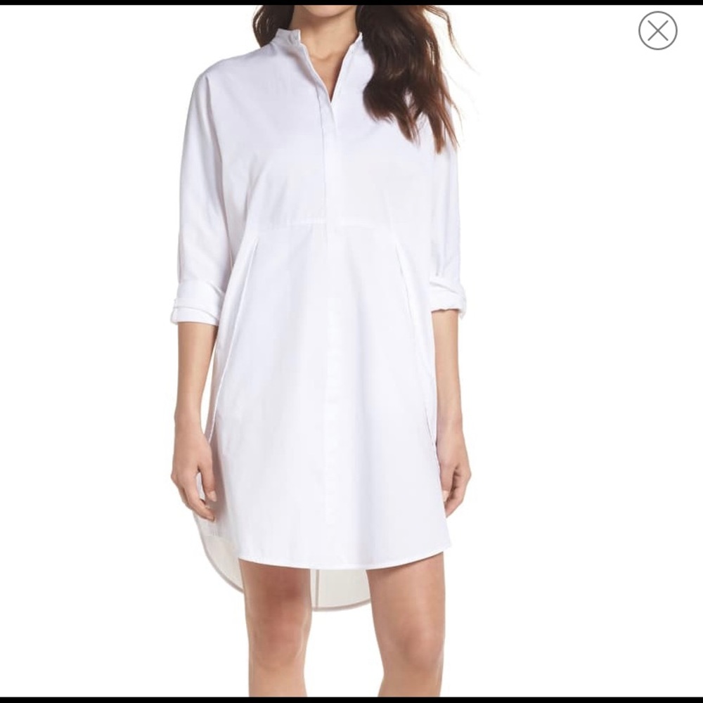 Caara White Boyfriend Shirtdress XS          109